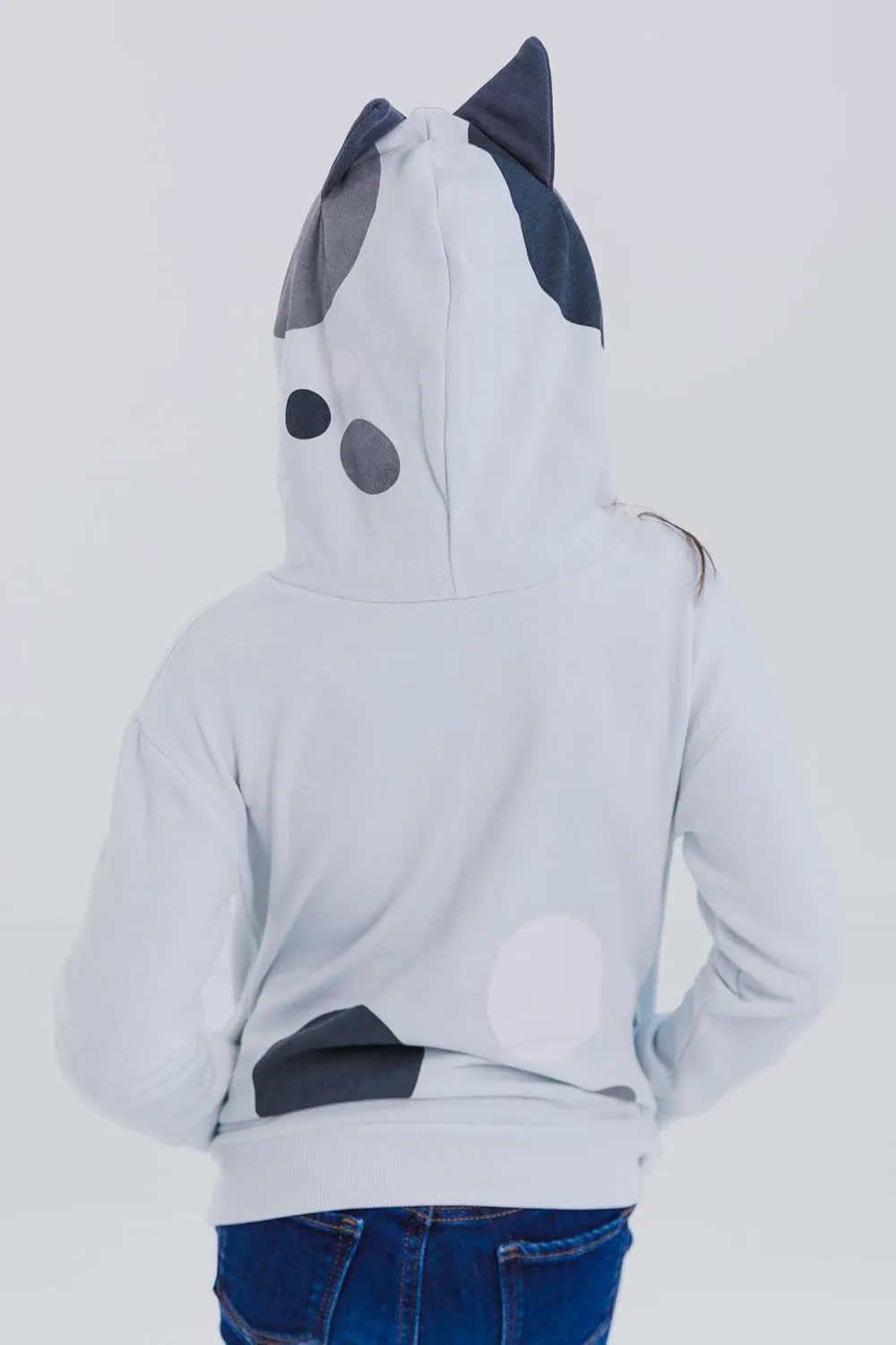 Bluey Bingo Dad Mom Fleece Matching Family Cosplay Pullover Hoodie Infant to Little Kid