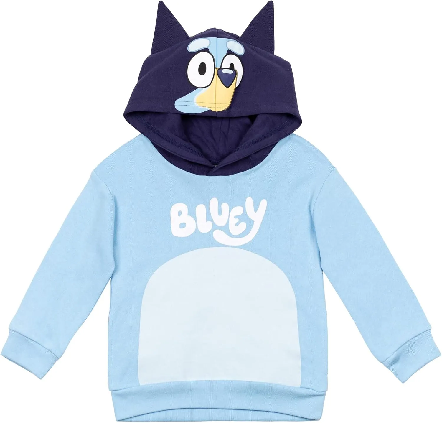 Bluey Bingo Dad Mom Fleece Matching Family Cosplay Pullover Hoodie Infant to Little Kid