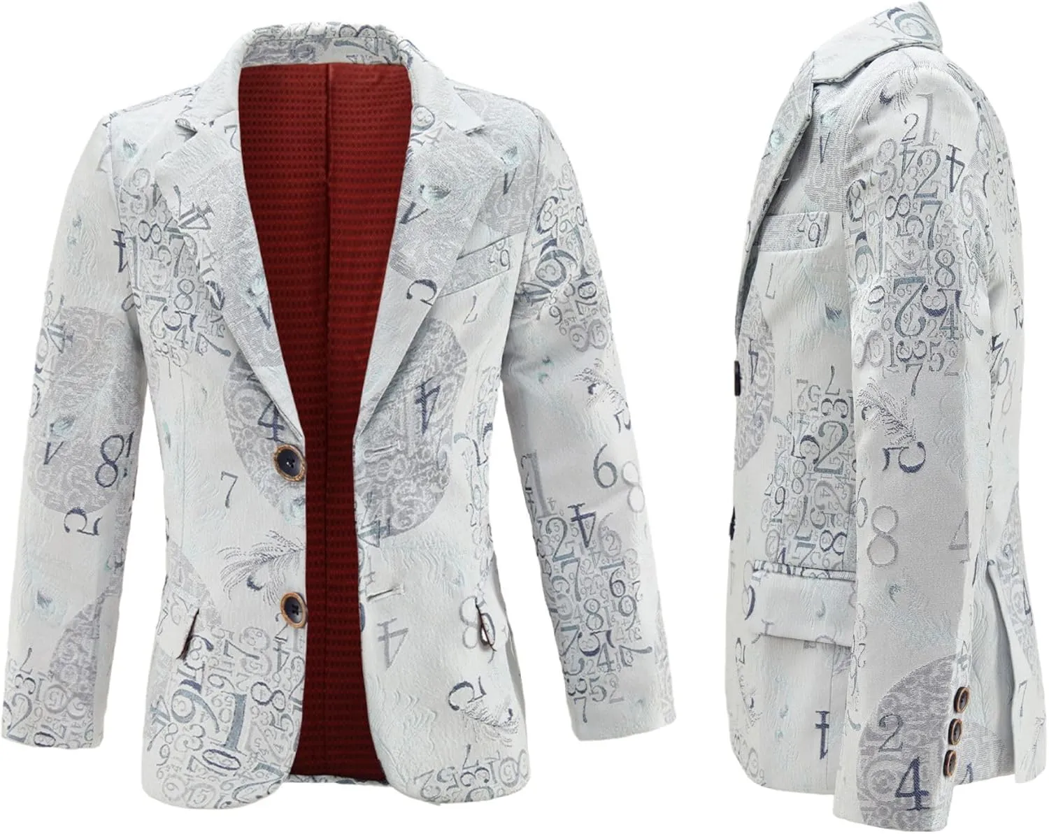 Boys Blazers Slim Fit Suit Jacket Kids Formal Tuxedo Blazer Outfit for Party School