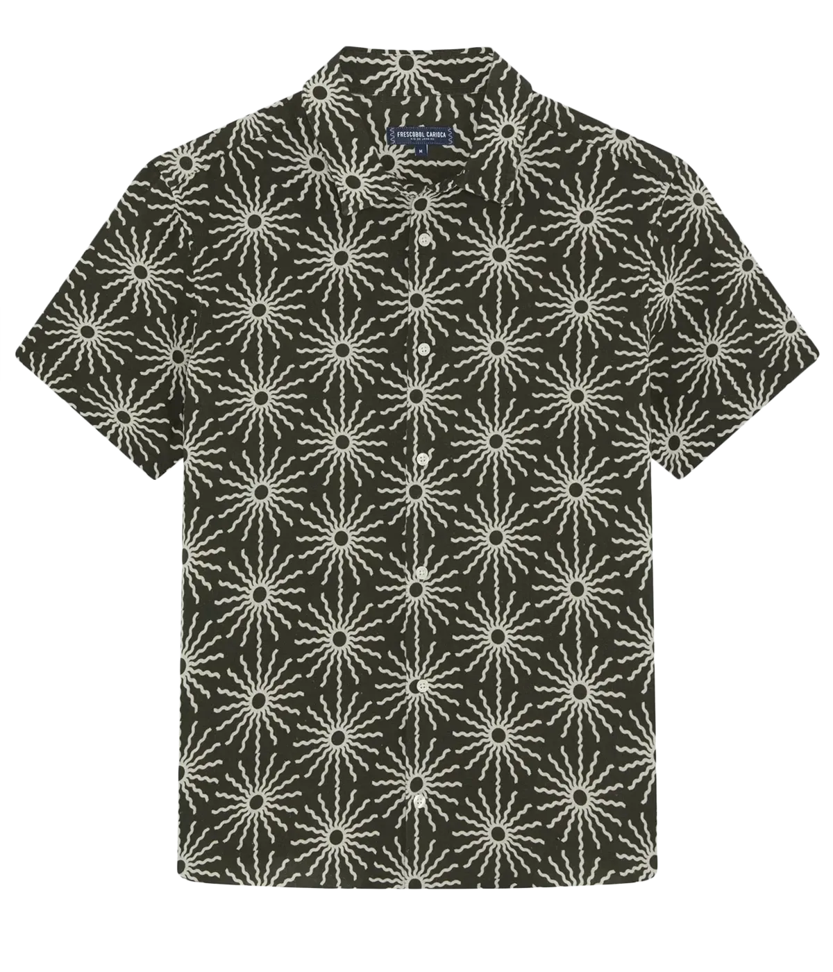Castro Copa Sol Linen Shirt in Seawood