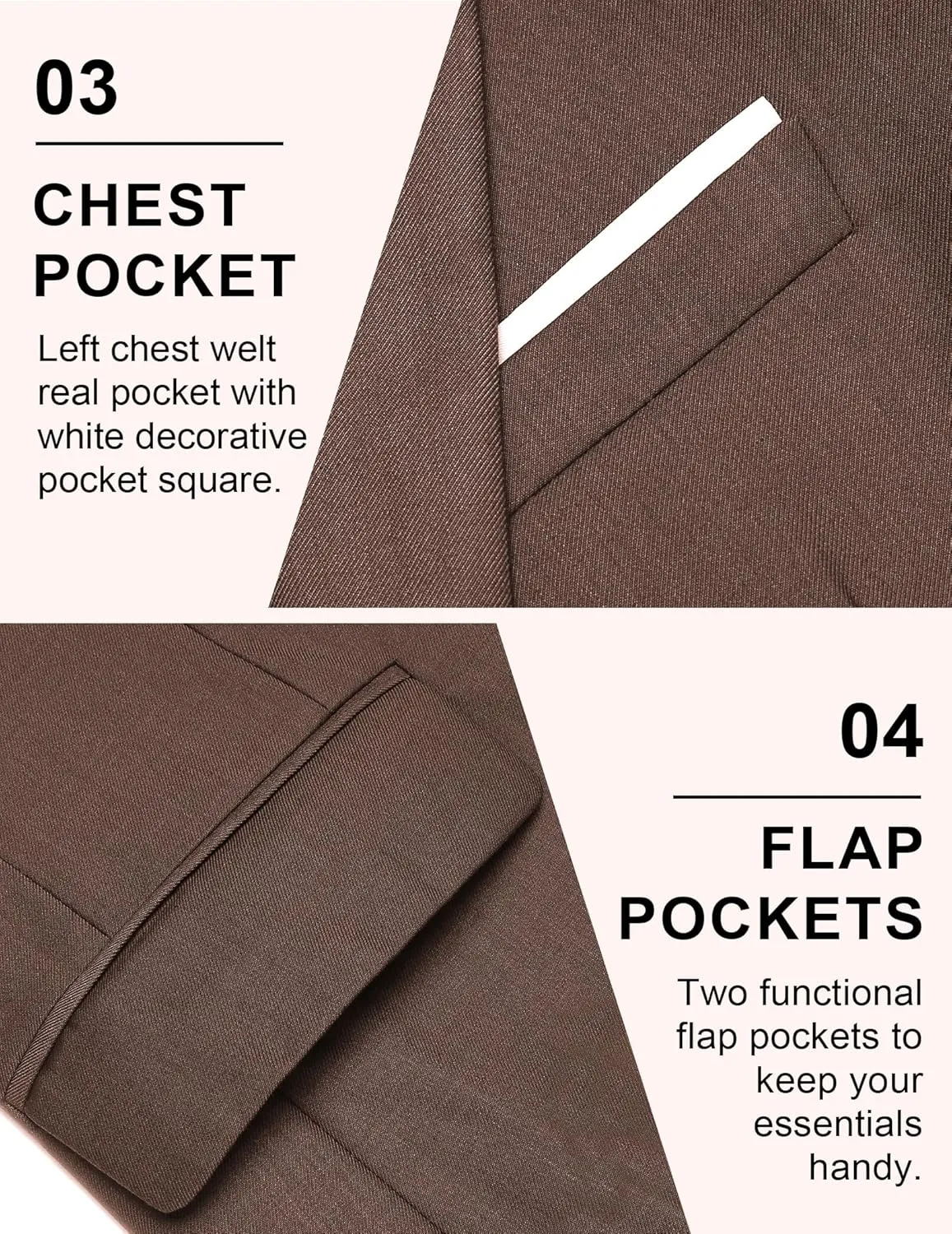 COOFANDY Mens Blazer Sport Coats Casual Slim Fit Suit Jacket Business One Button Blazers