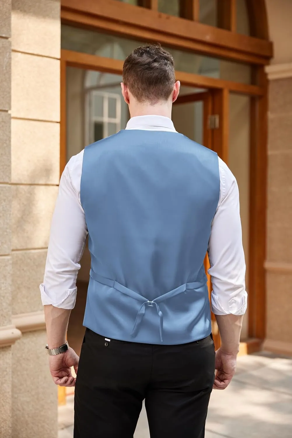 COOFANDY Men's Business Suit Vest Casual Dress Vest Slim Fit Formal Waistcoat
