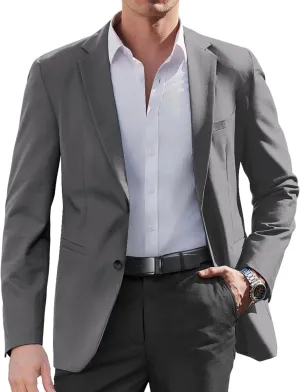 COOFANDY Mens Casual Sport Coat Slim Fit Lightweight Blazers Jacket Two Button Business Suit Jackets