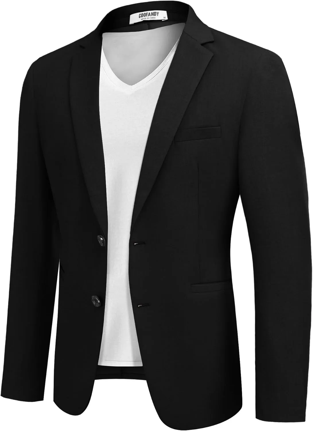 COOFANDY Mens Casual Sport Coat Slim Fit Lightweight Blazers Jacket Two Button Business Suit Jackets