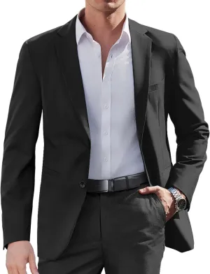 COOFANDY Mens Casual Sport Coat Slim Fit Lightweight Blazers Jacket Two Button Business Suit Jackets