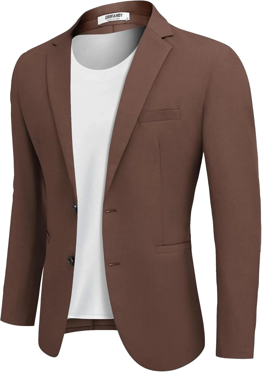 COOFANDY Mens Casual Sport Coat Slim Fit Lightweight Blazers Jacket Two Button Business Suit Jackets