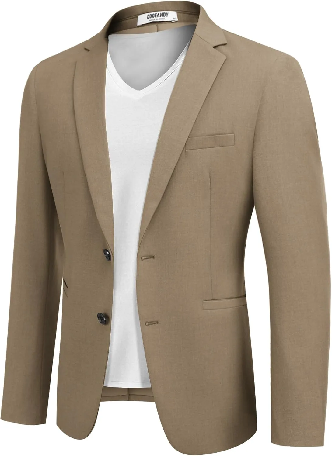 COOFANDY Mens Casual Sport Coat Slim Fit Lightweight Blazers Jacket Two Button Business Suit Jackets