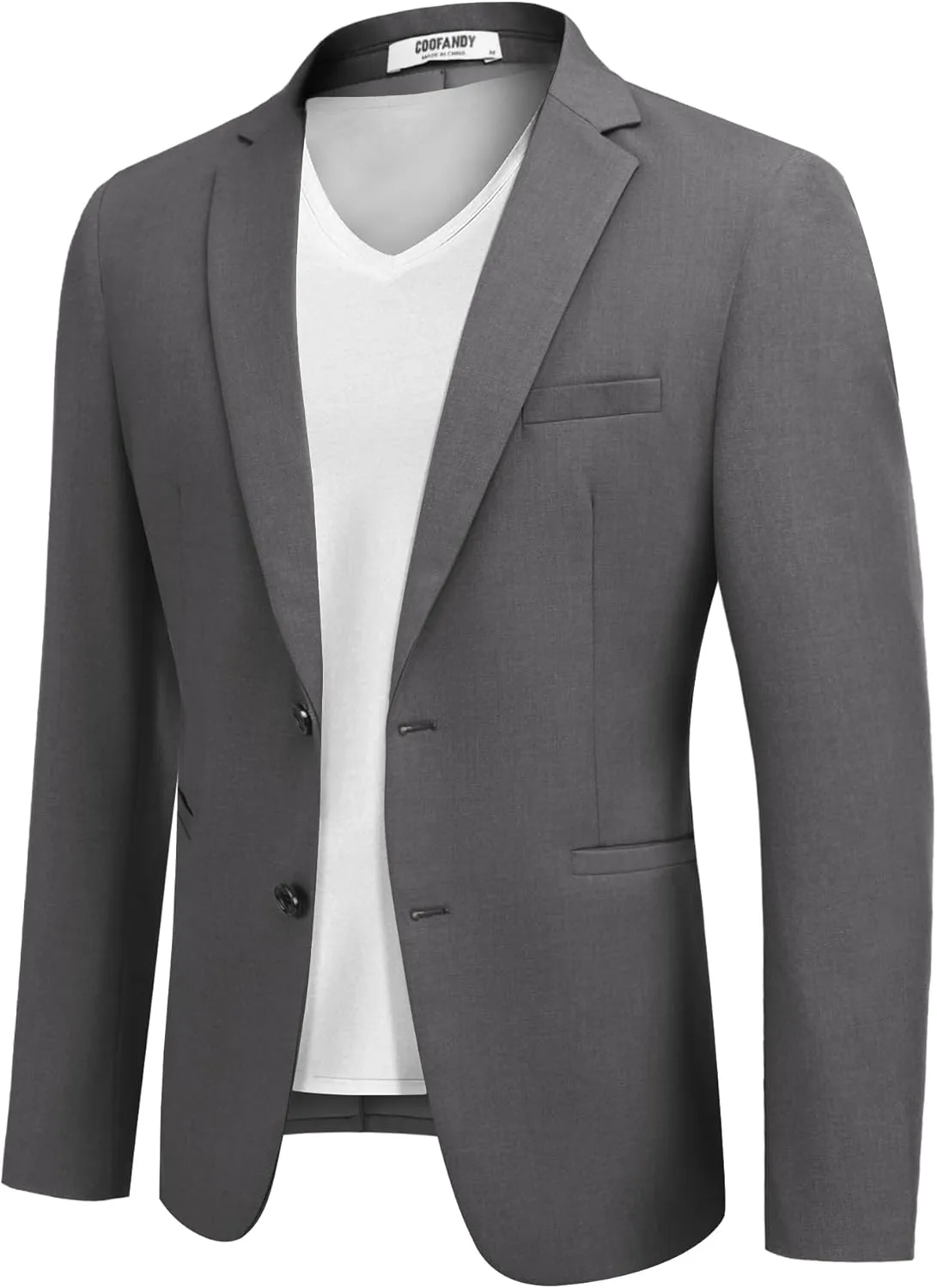 COOFANDY Mens Casual Sport Coat Slim Fit Lightweight Blazers Jacket Two Button Business Suit Jackets