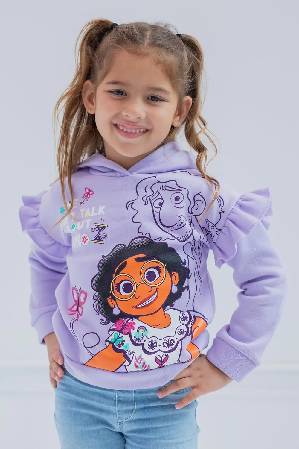 Disney Encanto Mirabel Girls Fleece Pullover Hoodie Toddler to Big Kid