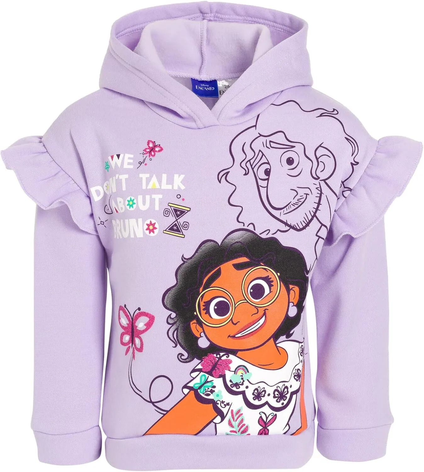 Disney Encanto Mirabel Girls Fleece Pullover Hoodie Toddler to Big Kid