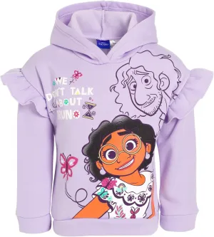 Disney Encanto Mirabel Girls Fleece Pullover Hoodie Toddler to Big Kid