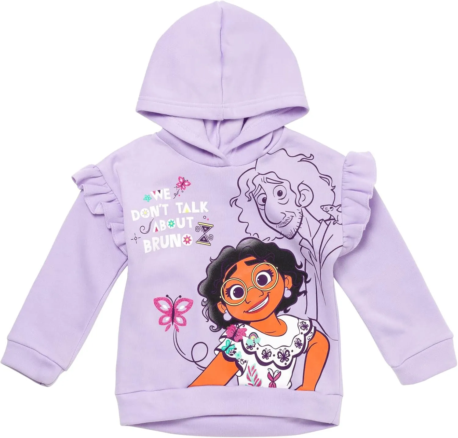 Disney Encanto Mirabel Girls Fleece Pullover Hoodie Toddler to Big Kid