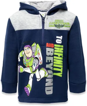 Disney Fleece Half Zip Hoodie Infant to Big Kid Sizes (12 Months - 18-20)