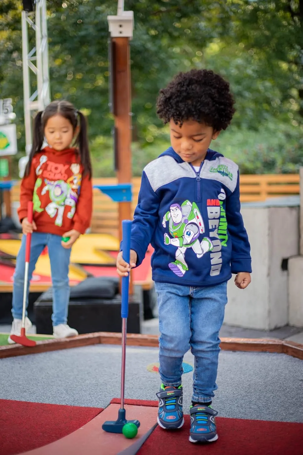 Disney Fleece Half Zip Hoodie Infant to Big Kid Sizes (12 Months - 18-20)