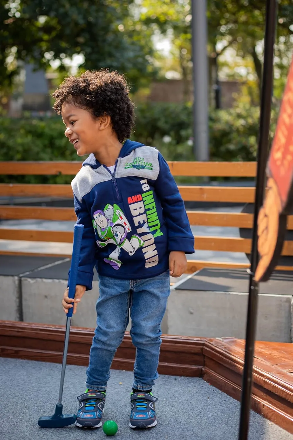 Disney Fleece Half Zip Hoodie Infant to Big Kid Sizes (12 Months - 18-20)