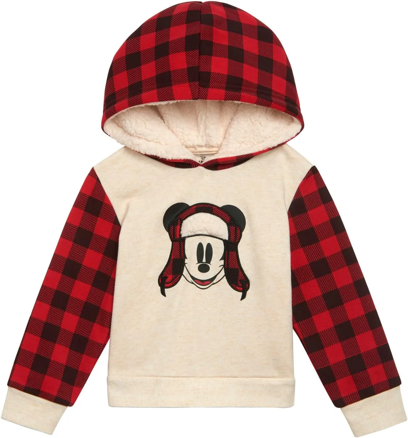 Disney Mickey Mouse Fleece Matching Family Pullover Hoodie & Bodysuit Newborn to Adult Sizes (0-3 Months - 2XL)