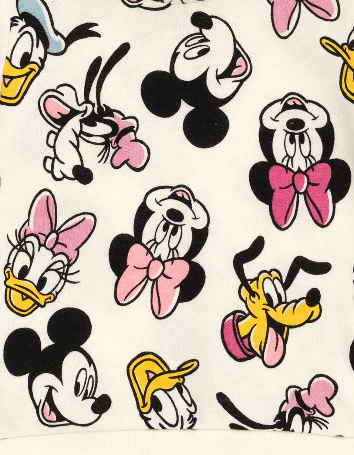 Disney Minnie Mouse Fleece Crossover Hoodie Infant to Big Kid Sizes (12 Months - 14-16)