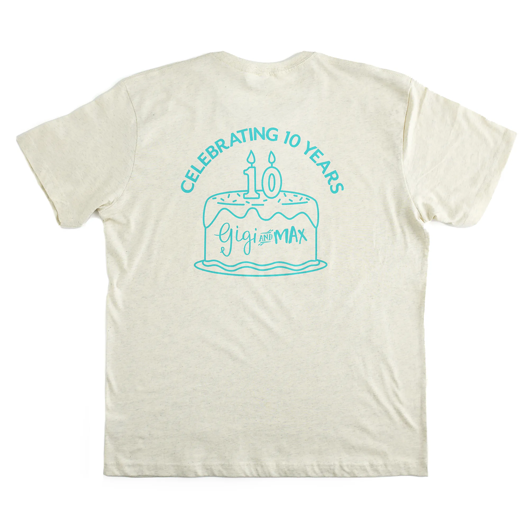 Heathered Birthday Celebration Graphic Tee