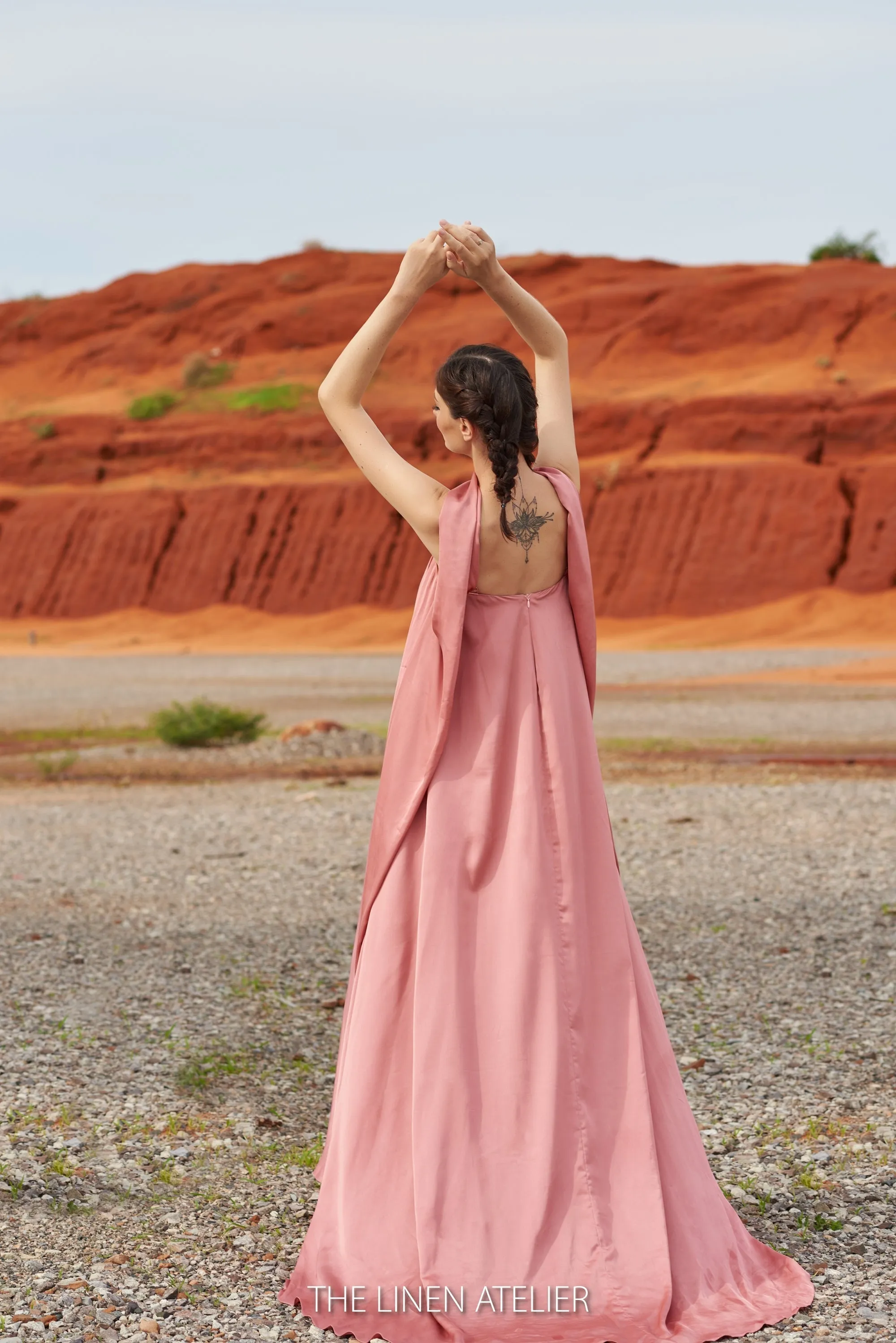 JENNA Women's Halter Loose Long Dress