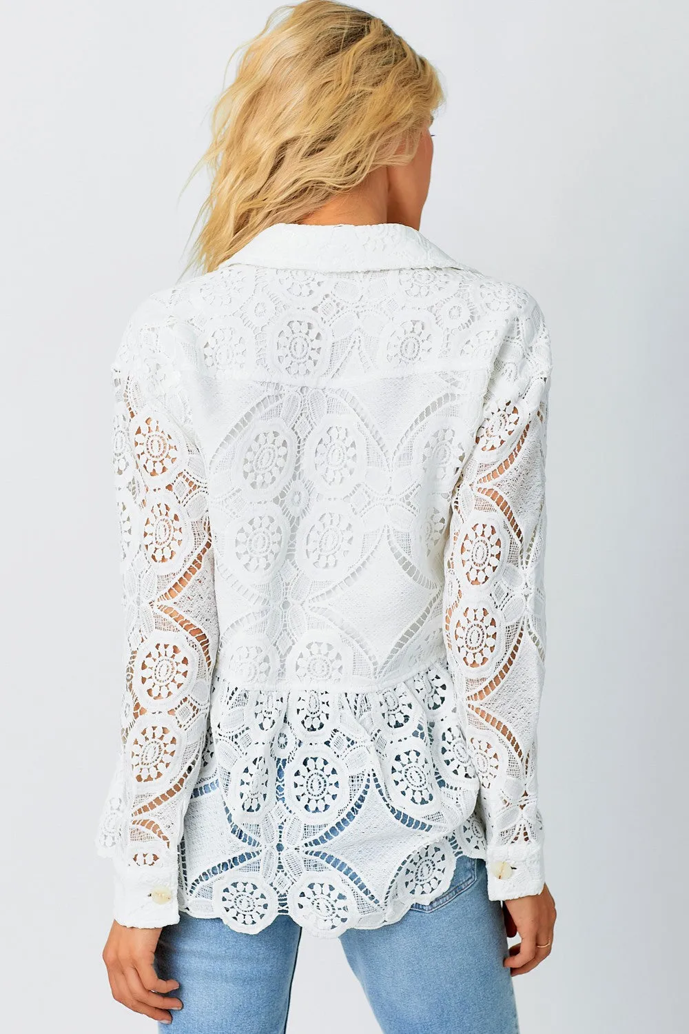 Lace Peplum Jacket