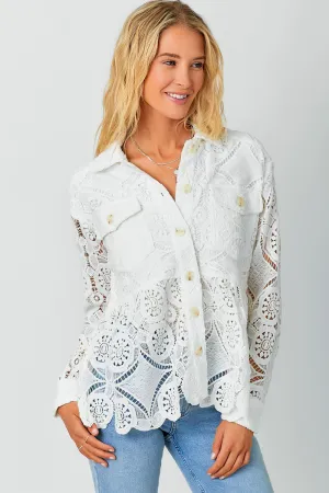 Lace Peplum Jacket