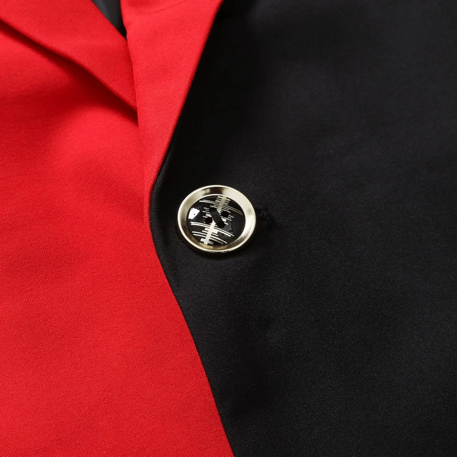 LCMTWX Mens Blazers Men's Fashion Coat Casual Pocket Button Suit Jacket Buckle Loved Printed Silk Pajama Suit Men