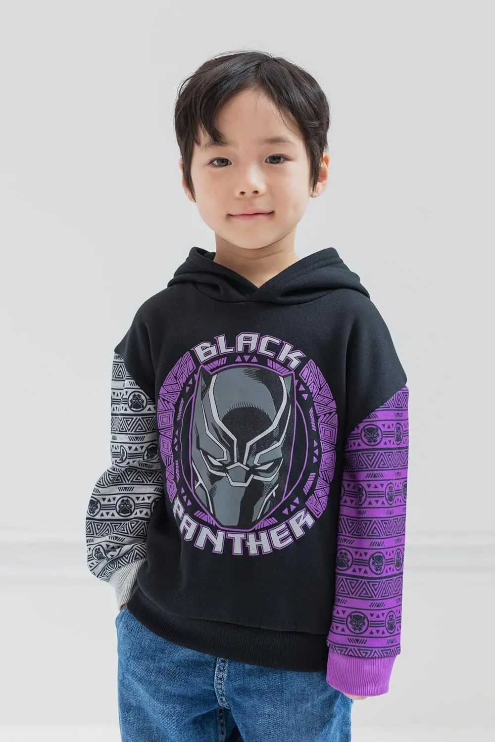 Marvel Avengers Black Panther Fleece Hoodie Toddler to Big Kid