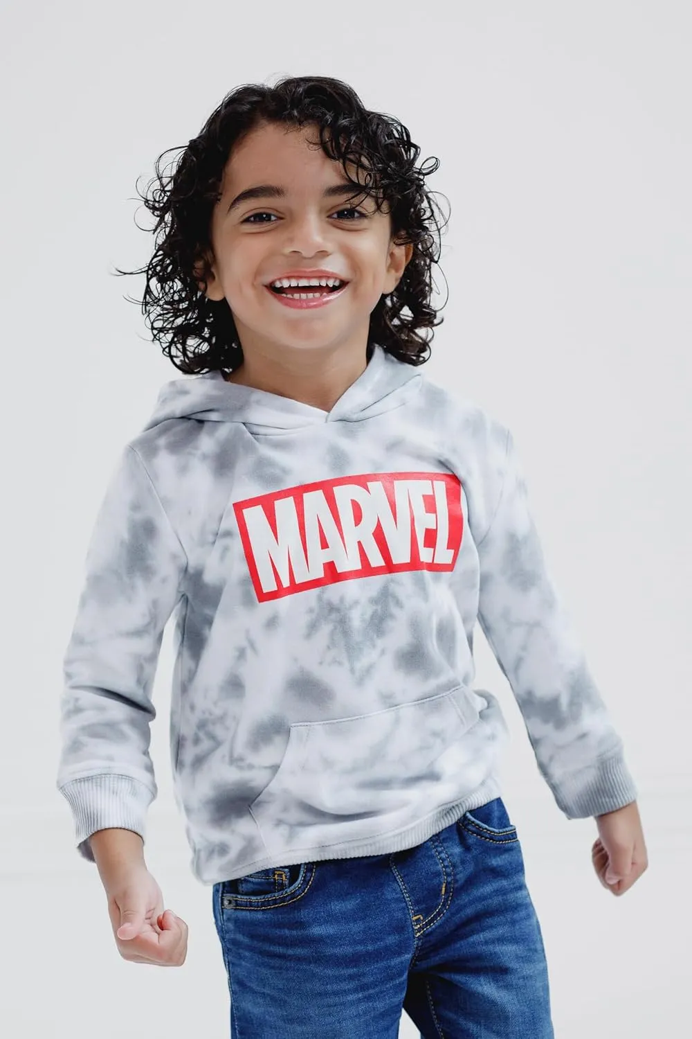 Marvel Avengers Spider-Man Hulk Fleece Pullover Hoodie Toddler to Big Kid