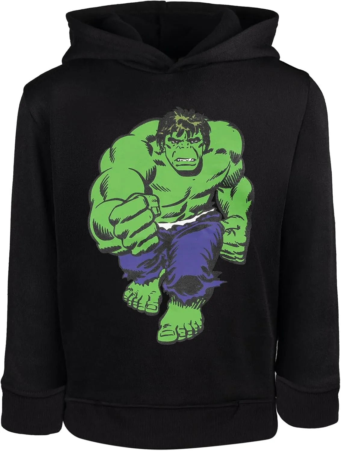 Marvel Avengers Spider-Man Hulk Fleece Pullover Hoodie Toddler to Big Kid