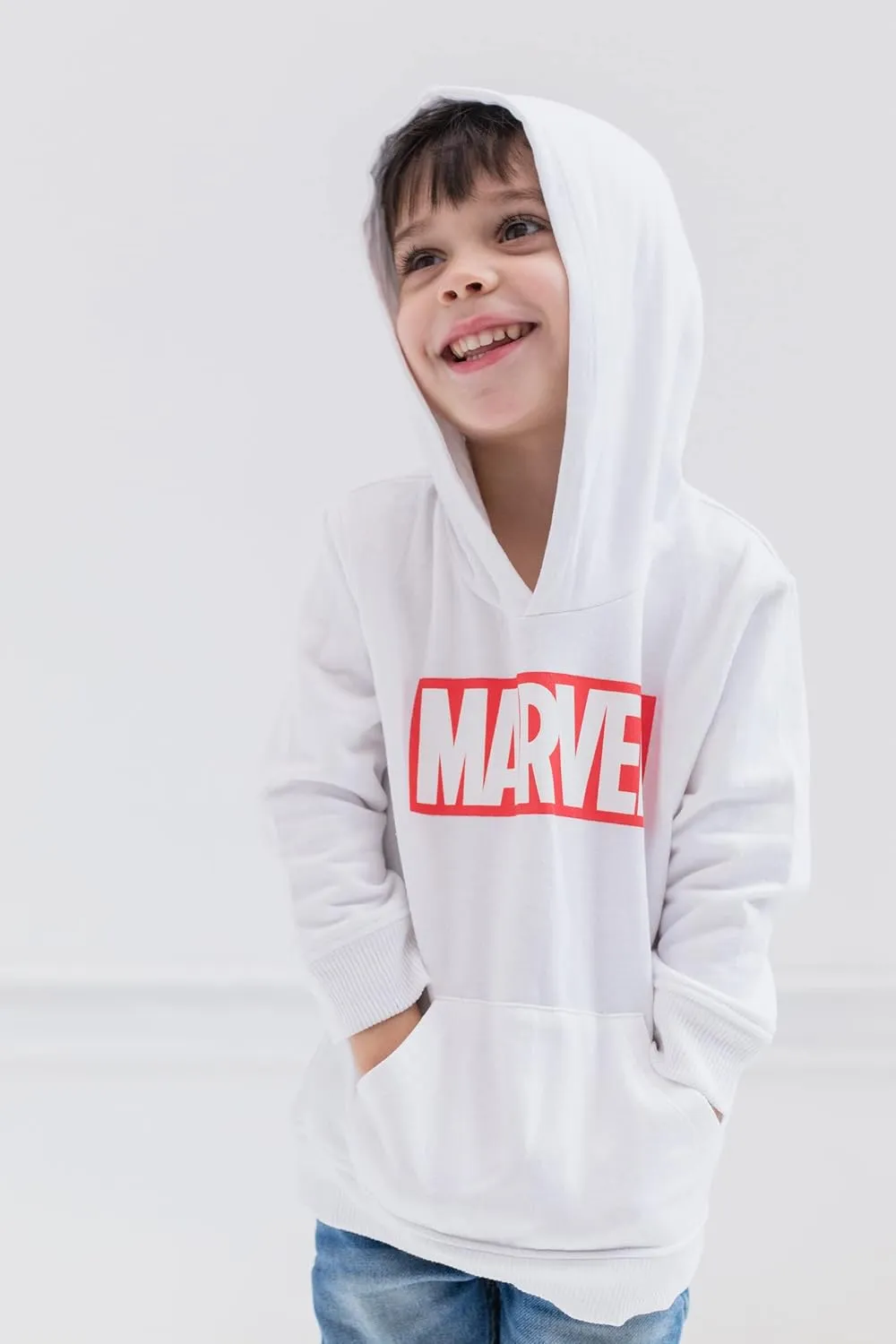 Marvel Avengers Spider-Man Hulk Fleece Pullover Hoodie Toddler to Big Kid