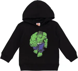 Marvel Avengers Spider-Man Hulk Fleece Pullover Hoodie Toddler to Big Kid