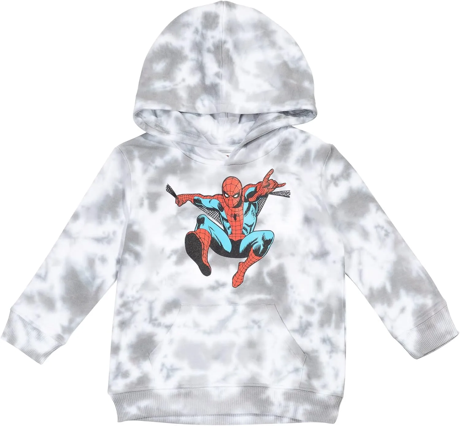 Marvel Avengers Spider-Man Hulk Fleece Pullover Hoodie Toddler to Big Kid