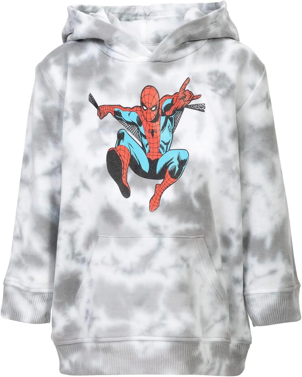 Marvel Avengers Spider-Man Hulk Fleece Pullover Hoodie Toddler to Big Kid