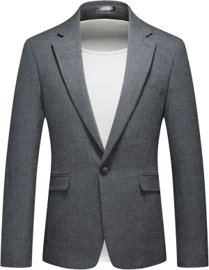 Men's Sport Coats & Blazers Slim Fit Suit Jacket for Men Two Button Sport Coat for Wedding Casual