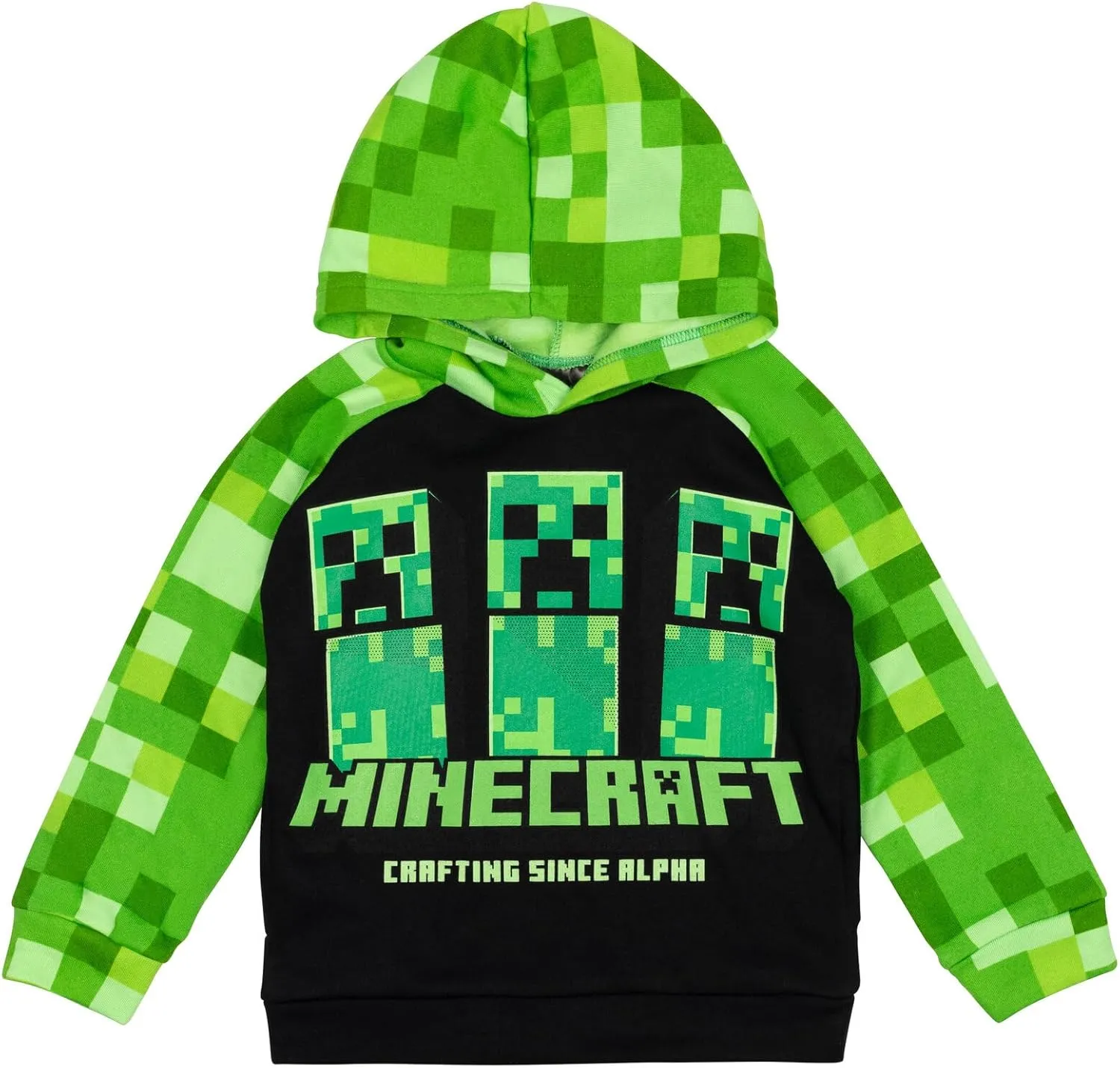 Minecraft Fleece Pullover Hoodie Little Kid to Big Kid Sizes (4-18-20)