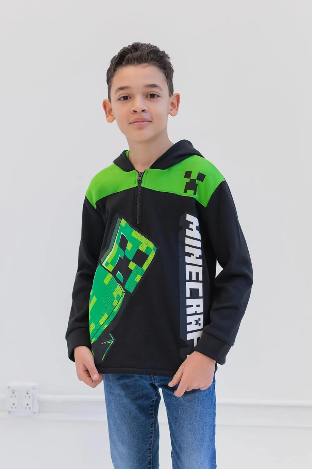 Minecraft Fleece Pullover Hoodie Little Kid to Big Kid Sizes (4-18-20)
