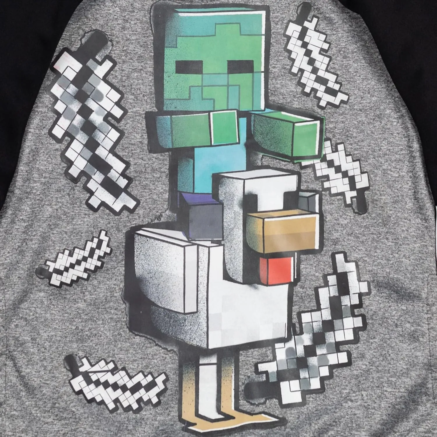 Minecraft Fleece Pullover Hoodie Little Kid to Big Kid Sizes (4-18-20)