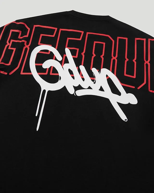 Neon Core Logo T-Shirt Black/Red