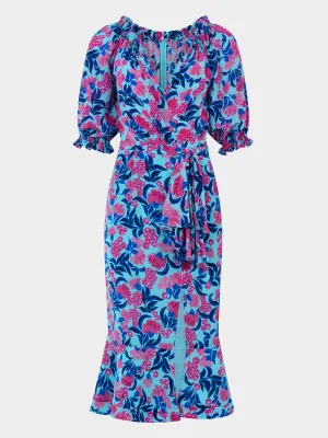 Olivia Dress in Azalea Fuchsia