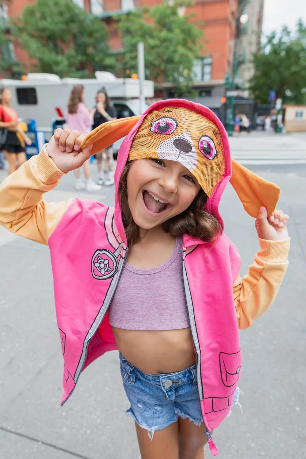 Paw Patrol Rubble Chase Skye Fleece Zip Up Pullover Hoodie Toddler to Little Kid