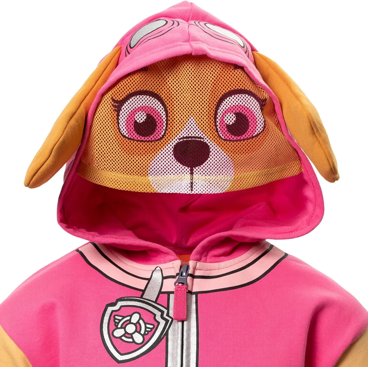 Paw Patrol Rubble Chase Skye Fleece Zip Up Pullover Hoodie Toddler to Little Kid
