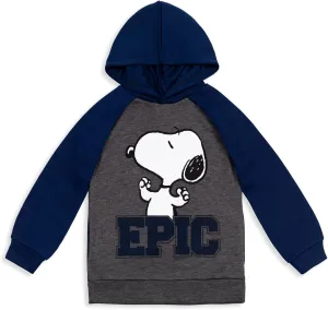 Peanuts Woodstock Snoopy Fleece Pullover Hoodie Toddler to Big Kid
