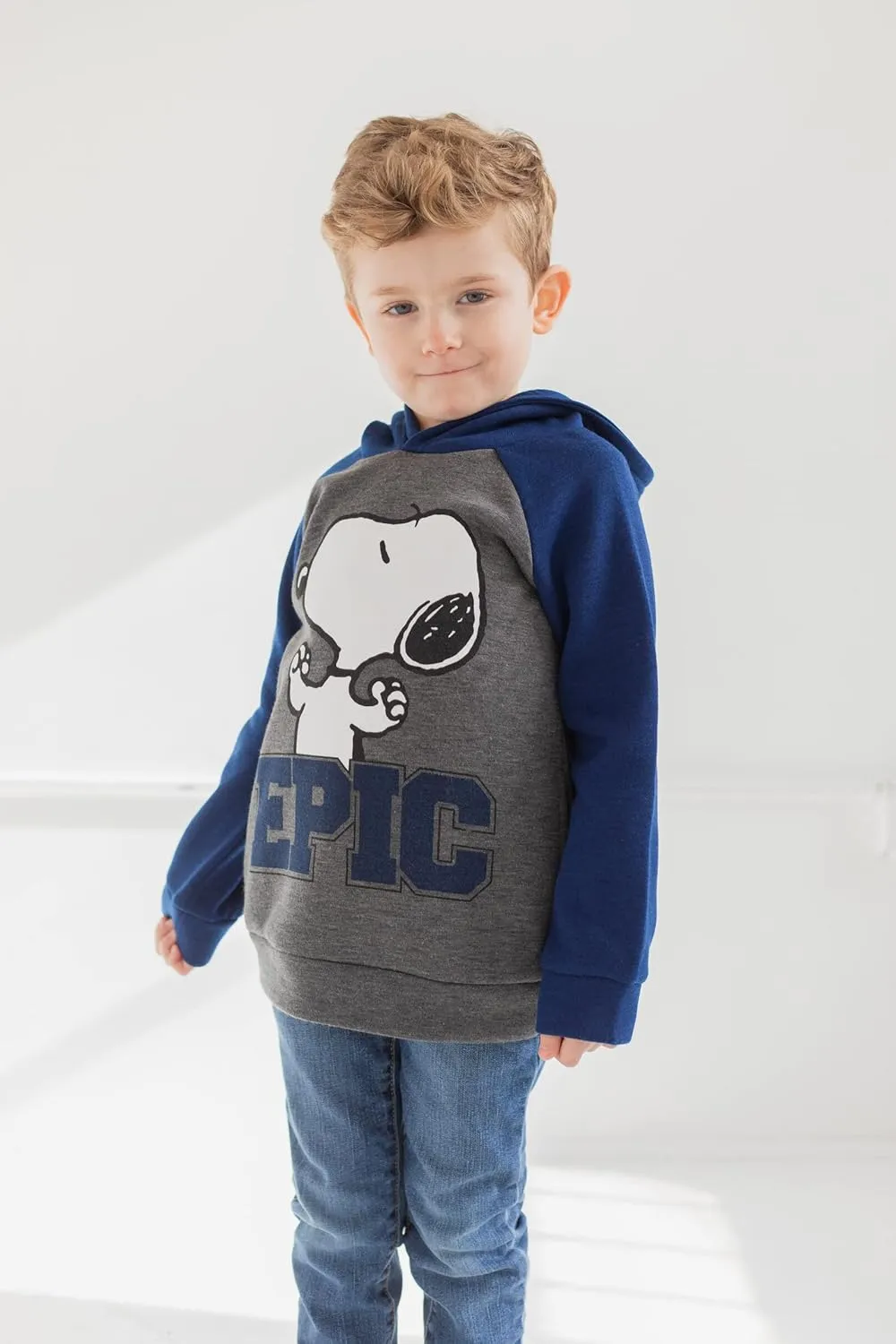 Peanuts Woodstock Snoopy Fleece Pullover Hoodie Toddler to Big Kid
