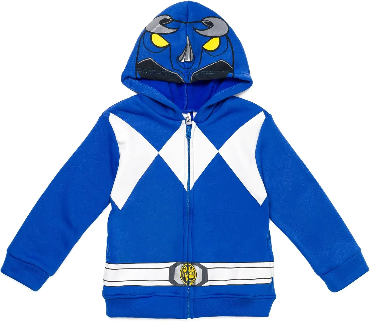 Power Rangers Blue Ranger Fleece Zip Up Hoodie for Toddler to Big Kid