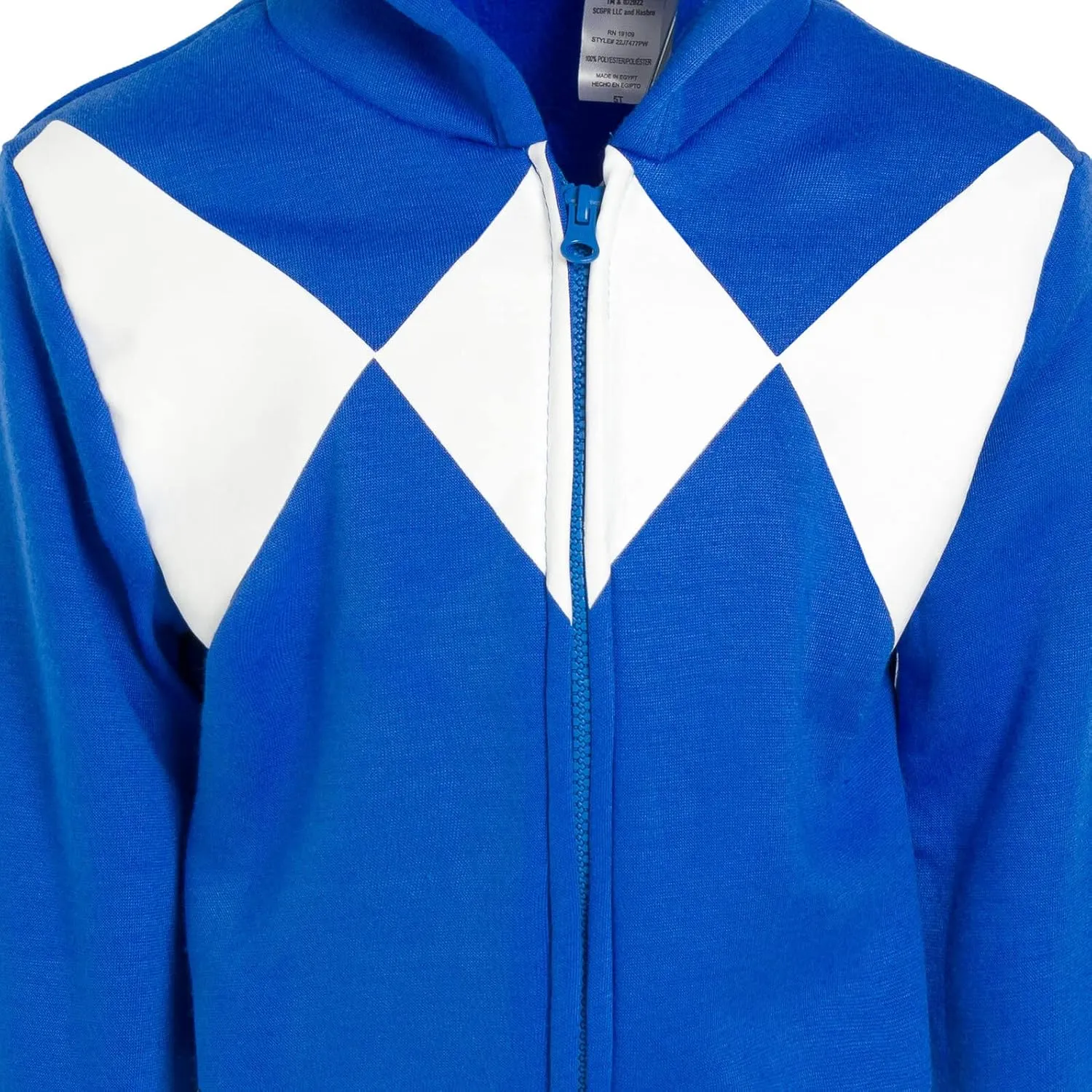 Power Rangers Blue Ranger Fleece Zip Up Hoodie for Toddler to Big Kid