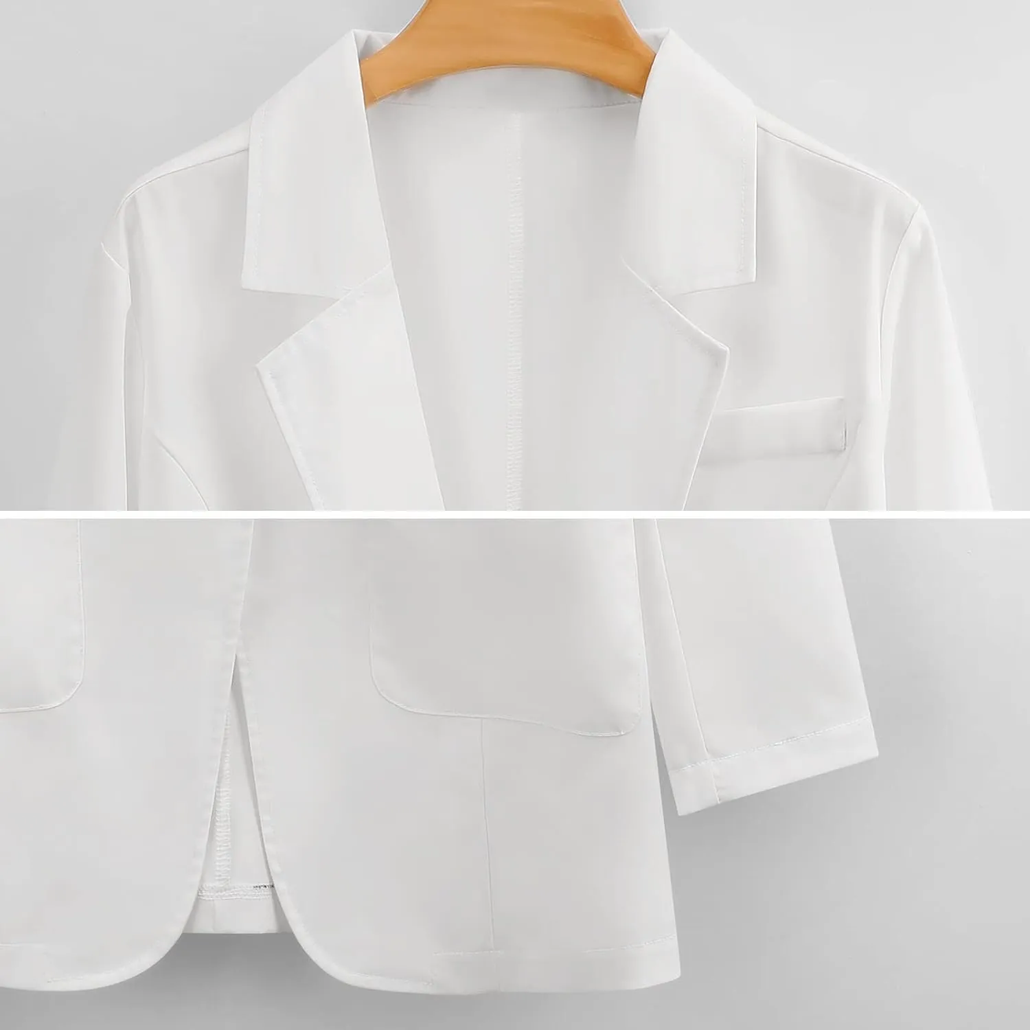 Religious Pattern Blazers for Women Fashion Business Casual Office,Elegant Jacket Coat with Pockets