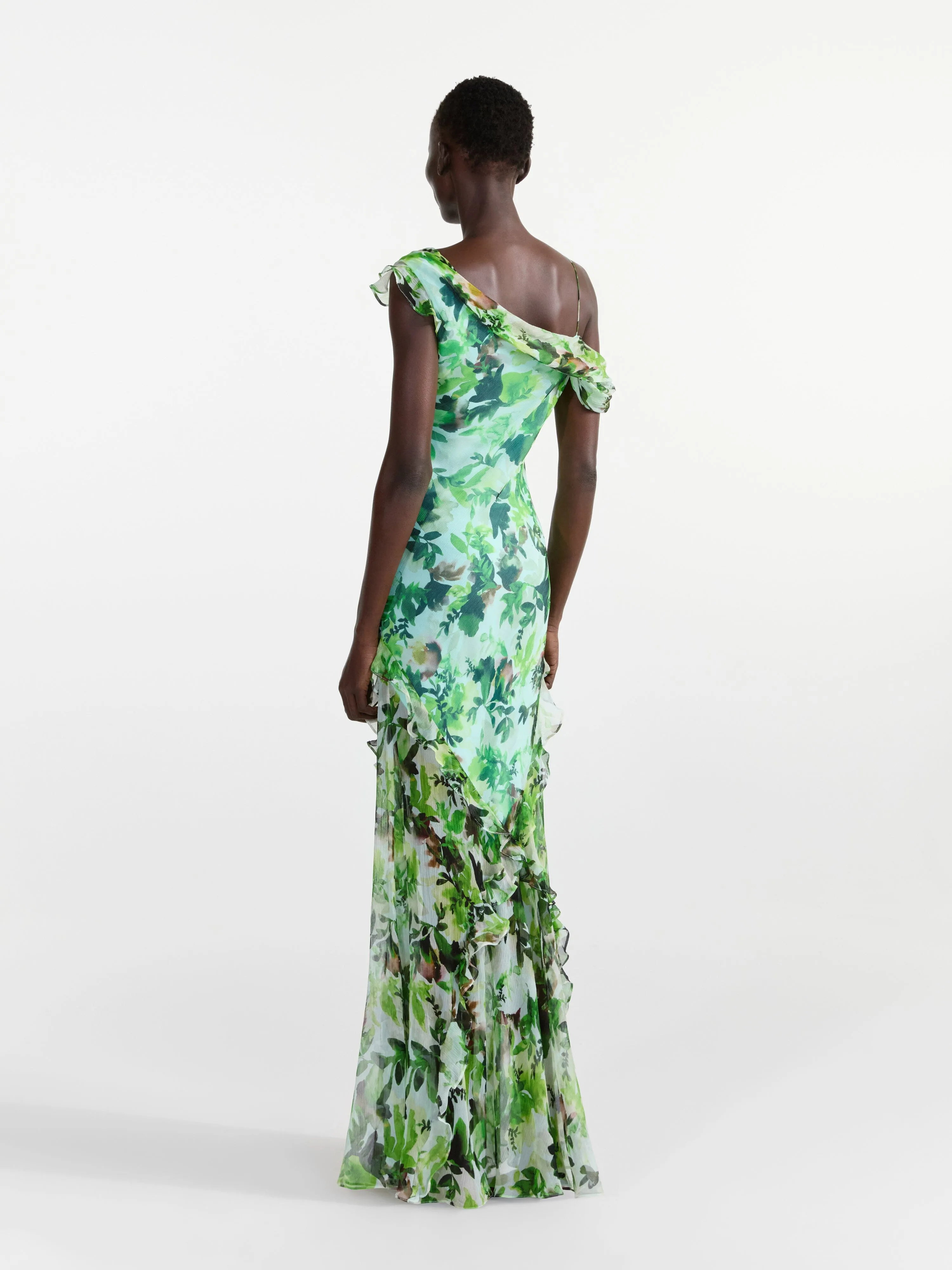 Seema Dress in Watercolour Garden