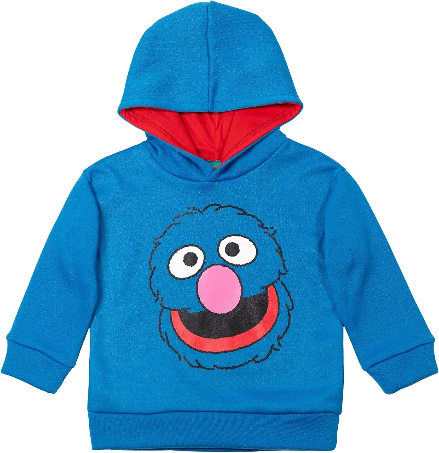 Sesame Street Abby Cadabby Elmo Big Bird Cookie Monster Oscar The Grouch Pullover Hoodie Infant to Little Kid