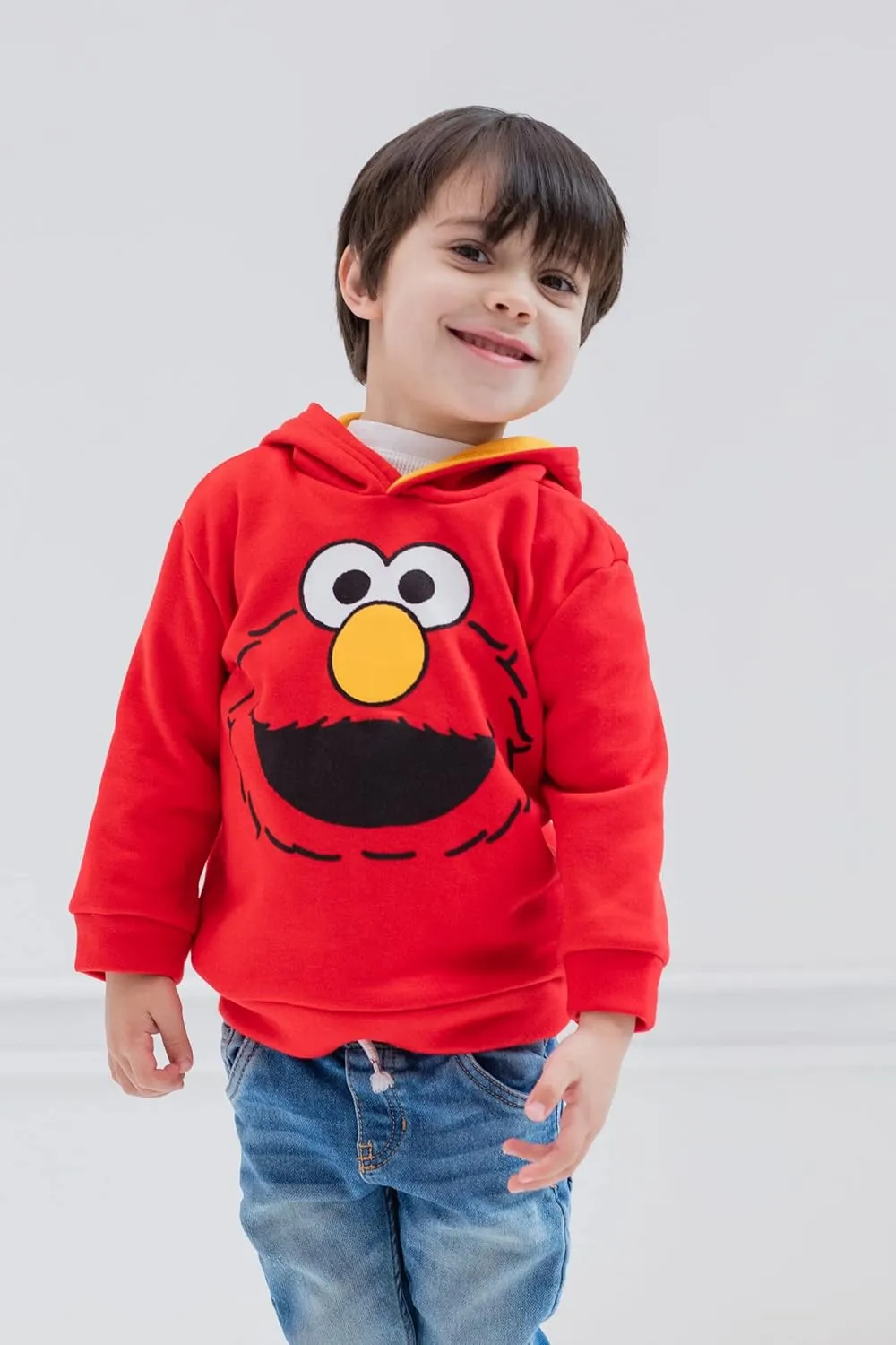 Sesame Street Abby Cadabby Elmo Big Bird Cookie Monster Oscar The Grouch Pullover Hoodie Infant to Little Kid