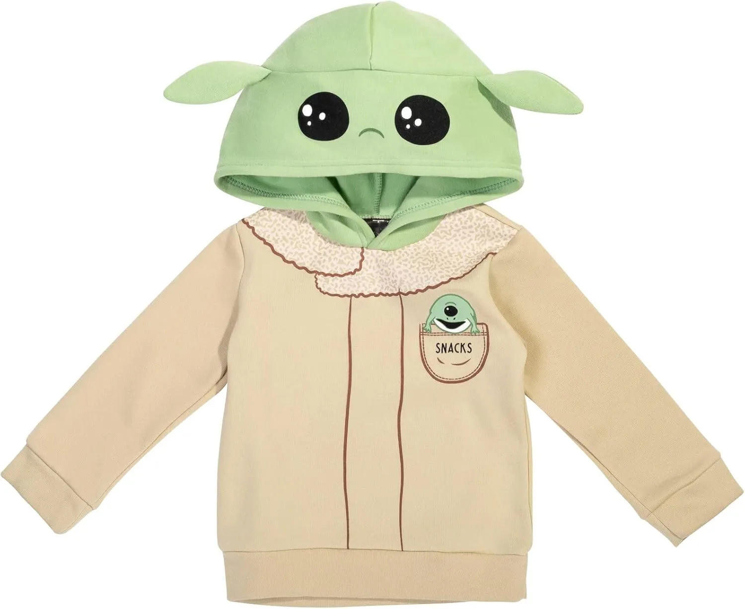 STAR WARS Baby Yoda Fleece Pullover Hoodie Toddler to Big Kid